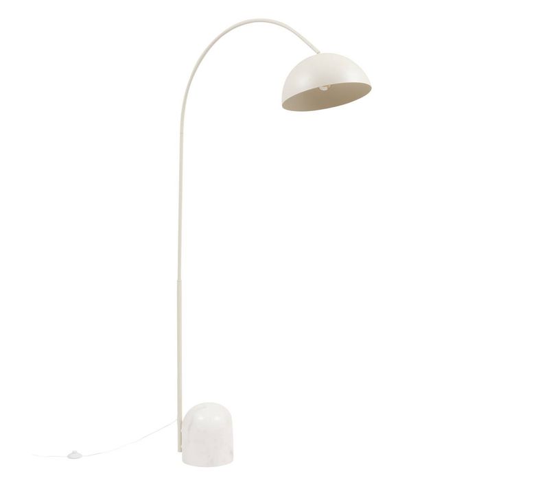 Lampadaire Shani Arc H.193cm Beige