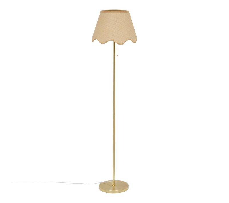 Lampadaire Flore Cylindrique H.150cm Doré