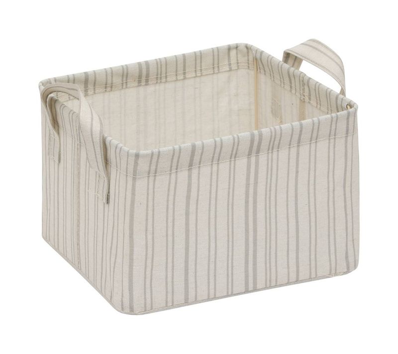 Panier De Rangement Silnea Rectangulaire 24x25,5cm Beige