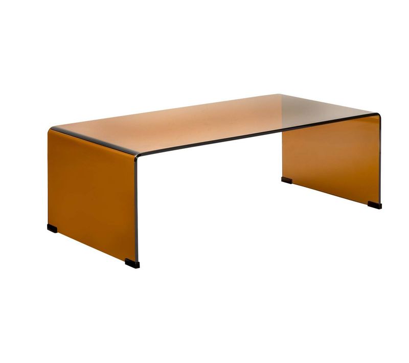 Table Basse Rectangulaire Lénia 55x110cm Ambre