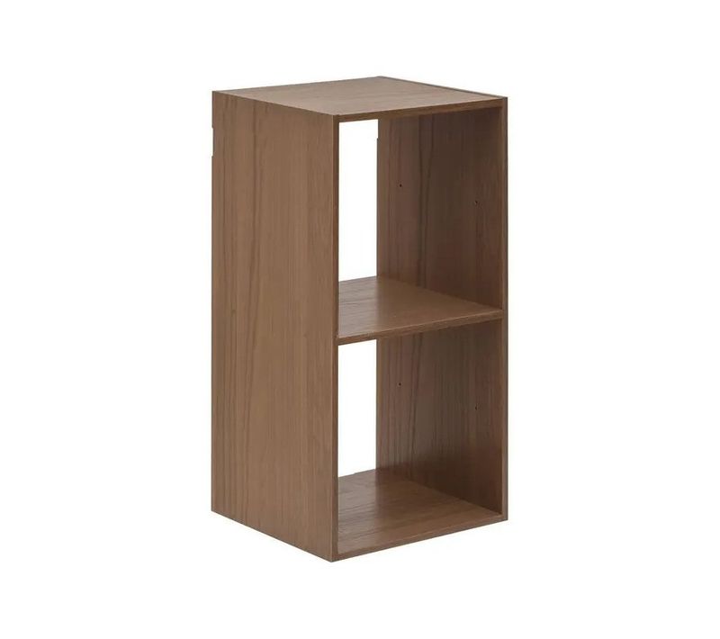 Etagère 2 Cases Mix'n Modul Effet Noyer 5five