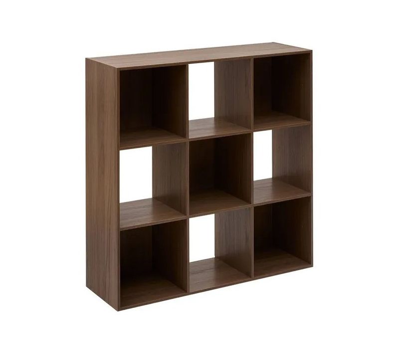 Etagère 9 Cases Mix'n Modul Effet Noyer 5five