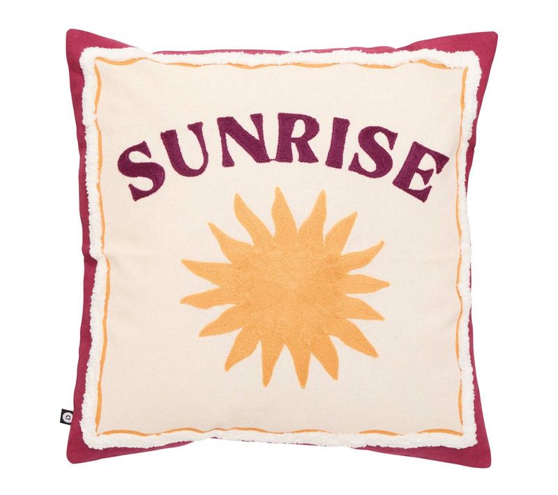 Coussin Bichette Carré 40x40cm Rouge