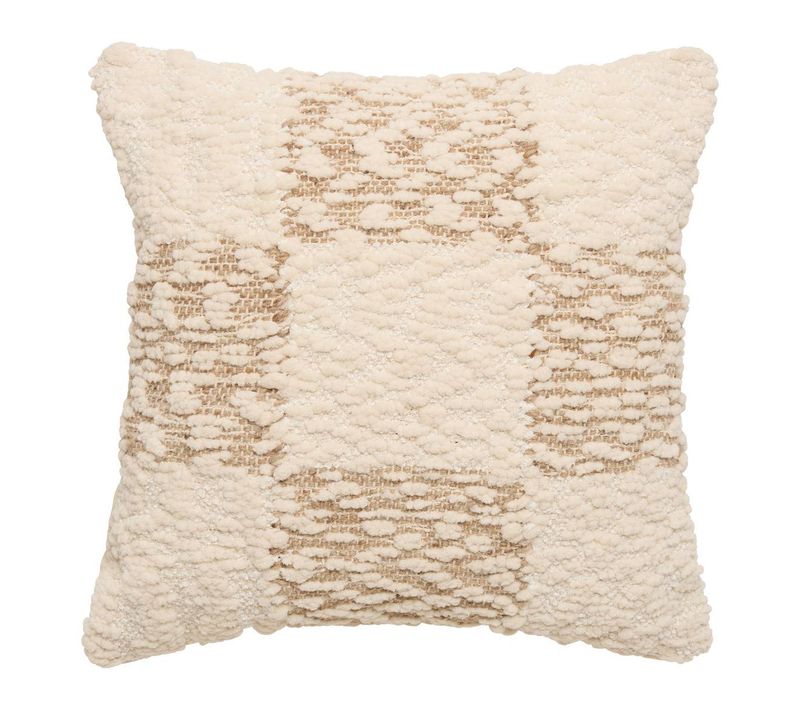 Coussin Ameya Carré 45x45cm Beige