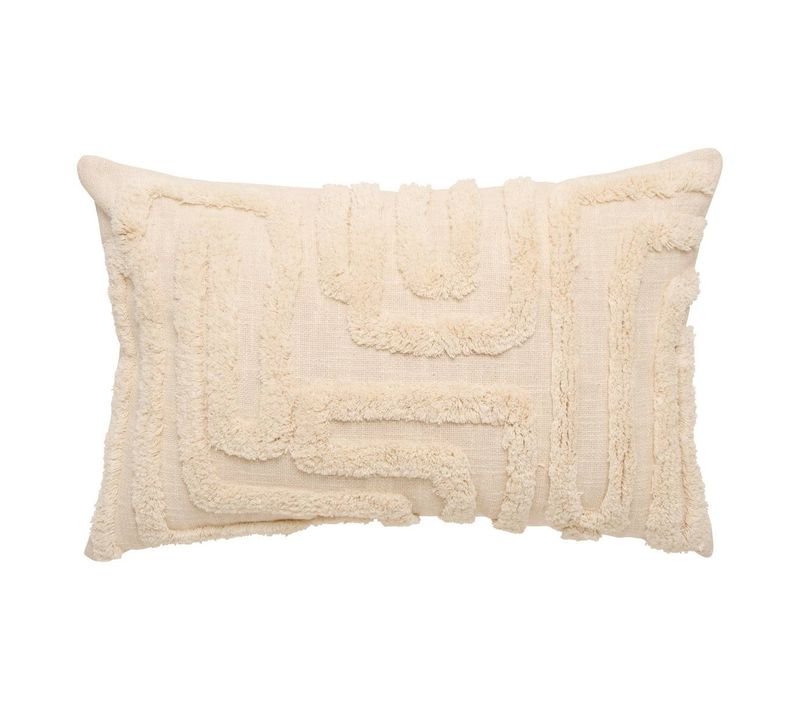Coussin Hawki Rectangulaire 38x58cm Blanc