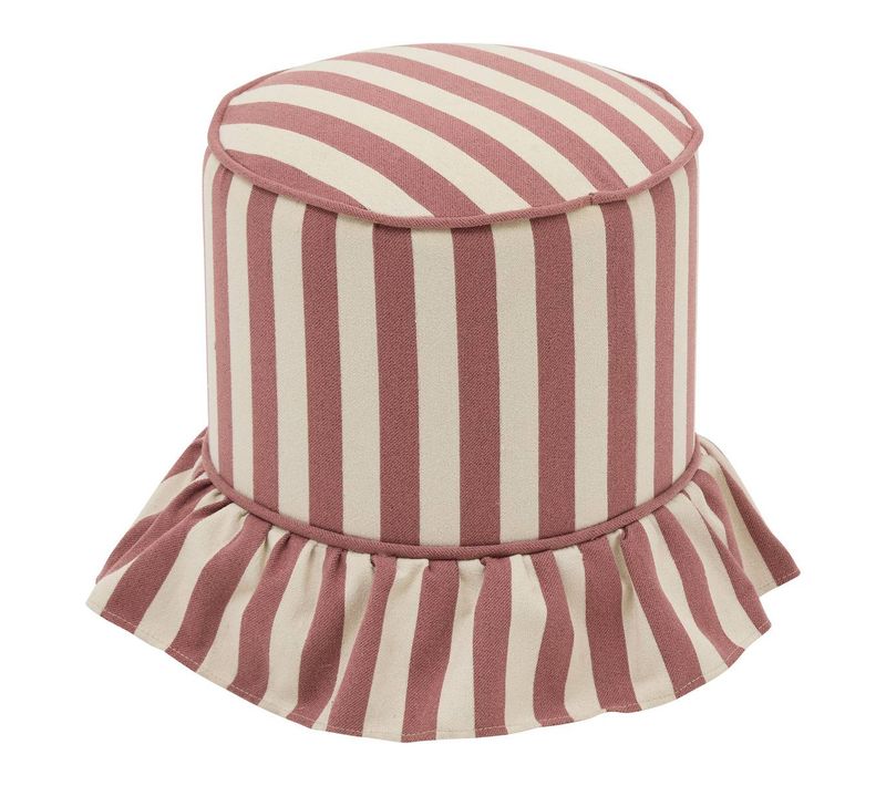 Pouf Fiora Rond D.36cm Rose