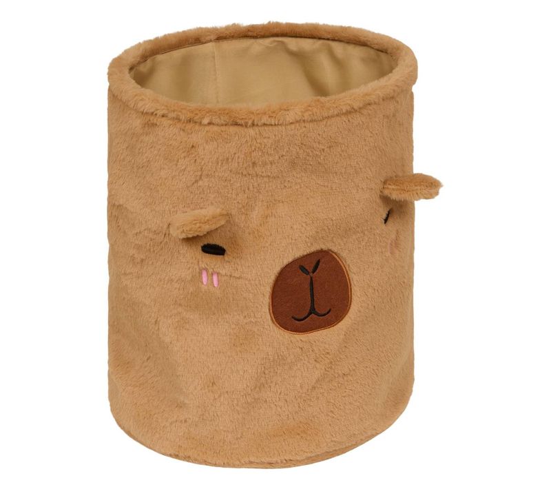 Panier Peluche Capy D.35cm Pliable Marron