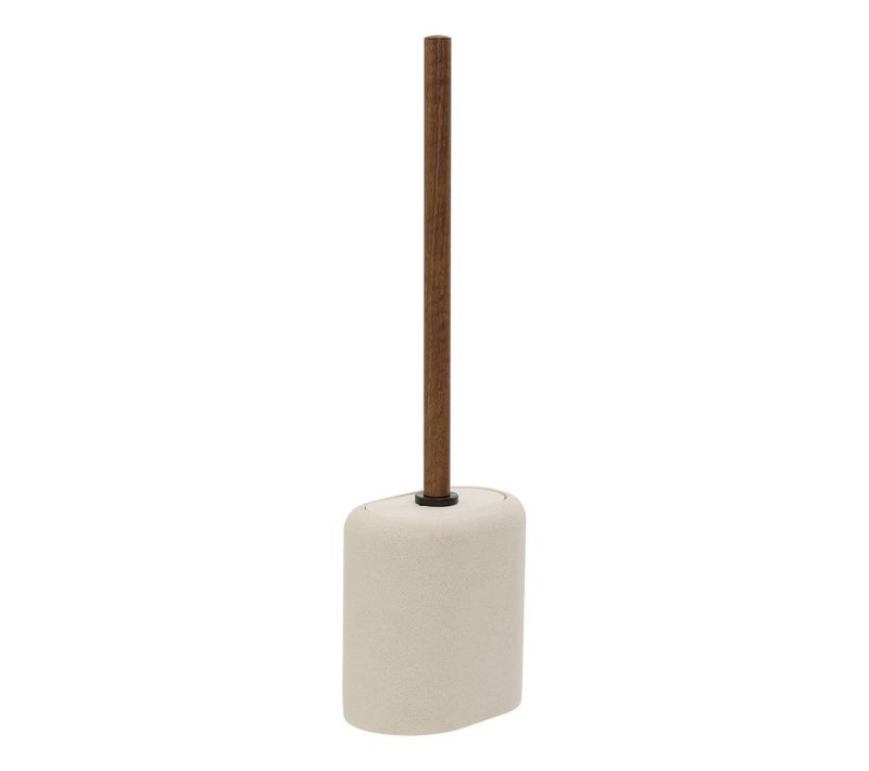 Brosse Wc Argileo Ovale H.39cm Beige