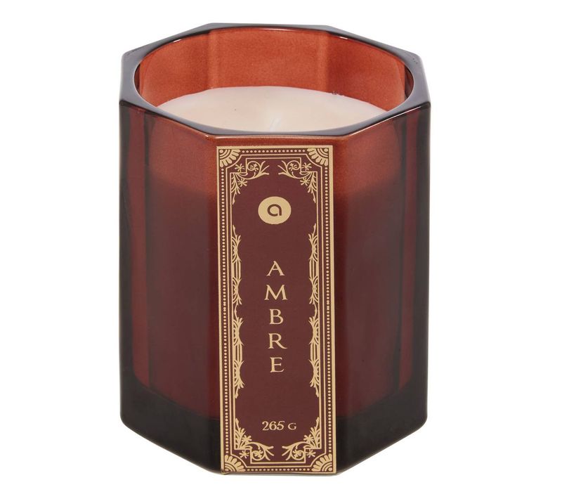 Bougie Parfumée Lucien Hexagonale 265g Ambre