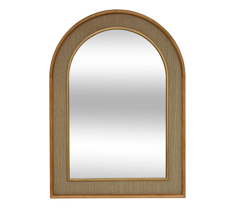 Miroir Bonnie Arche 70x98cm Beige