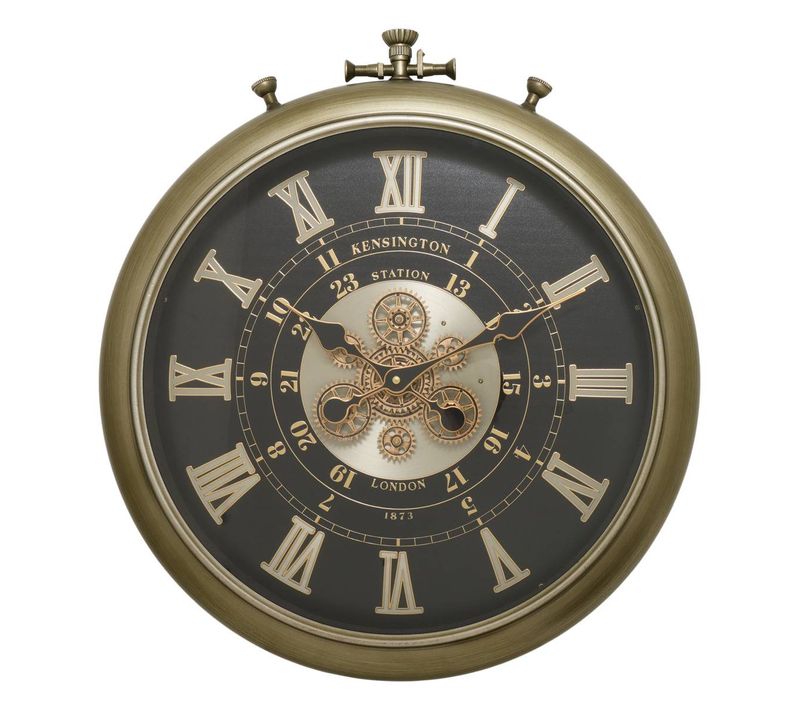 Horloge Fran 8,5x52cm Noir