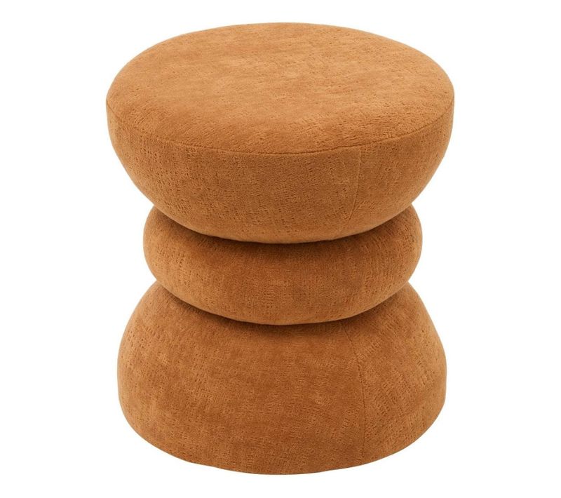 Pouf Totem Ritem H38,5 Cm Ambre Atmosphera