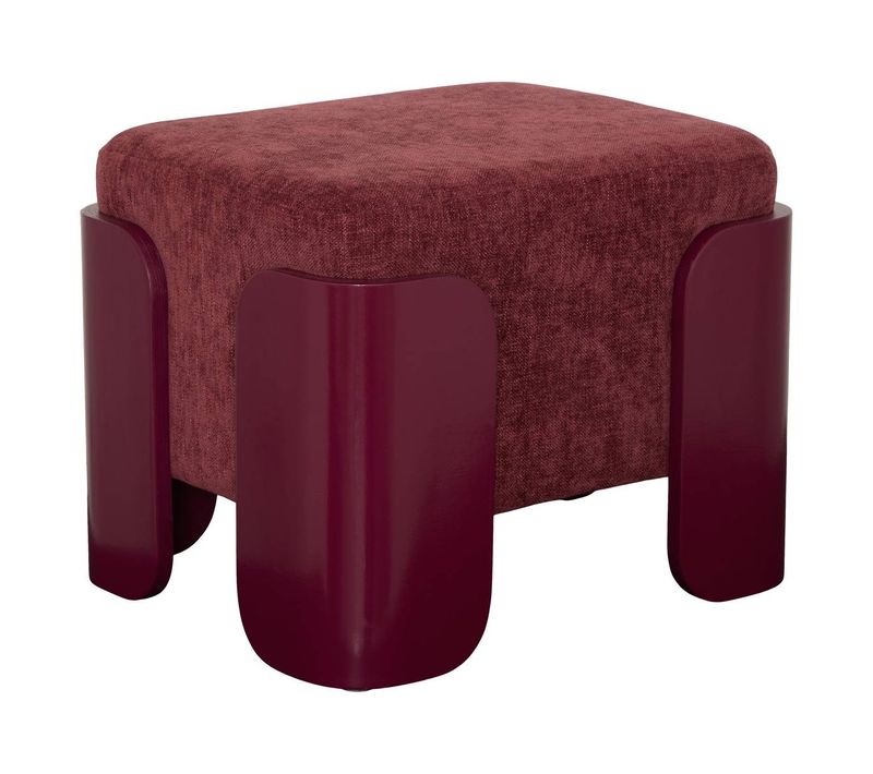 Pouf Mizar Rectangulaire 36x38cm Rouge