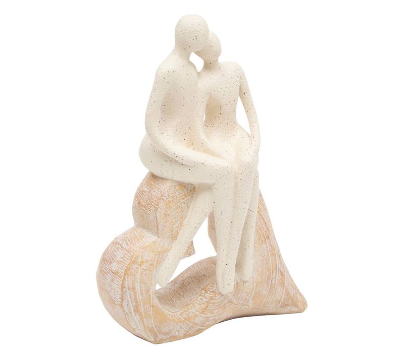 Statue Deniz H.25cm Beige