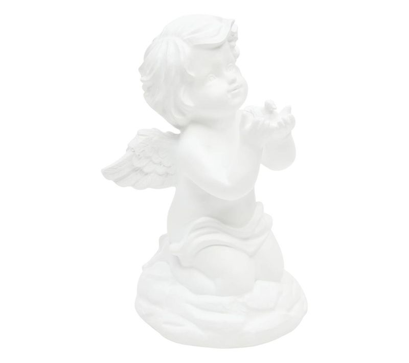Ange Déco H.19cm Blanc