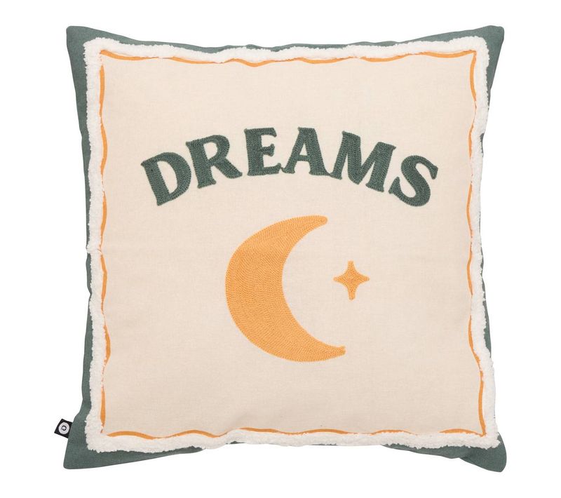 Coussin Bichette Carré 40x40cm Jaune