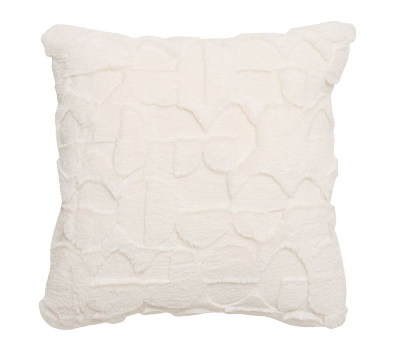 Coussin Nalia Carré 45x45cm Blanc