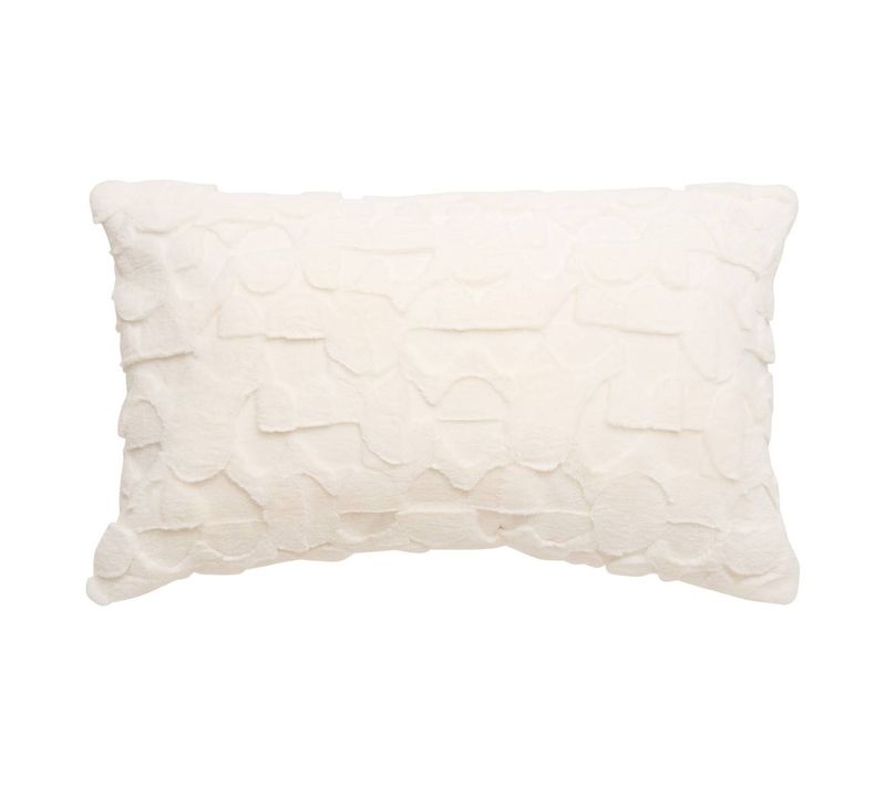 Coussin Nalia Rectangulaire 50x80cm Blanc