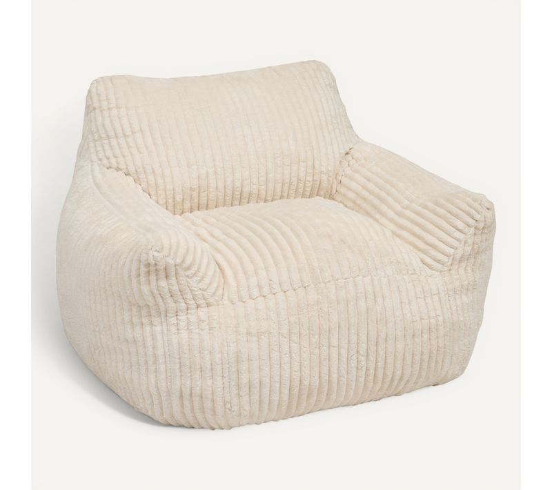 Fauteuil compressé MUZO Ivoire