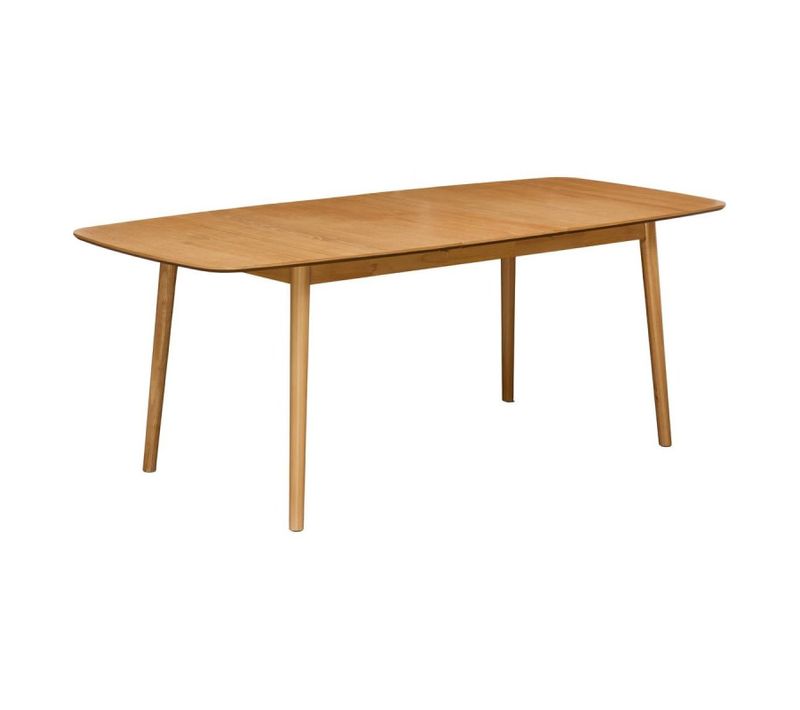 Table À Manger Extensible Tilda Rectangulaire 6 Places Beige