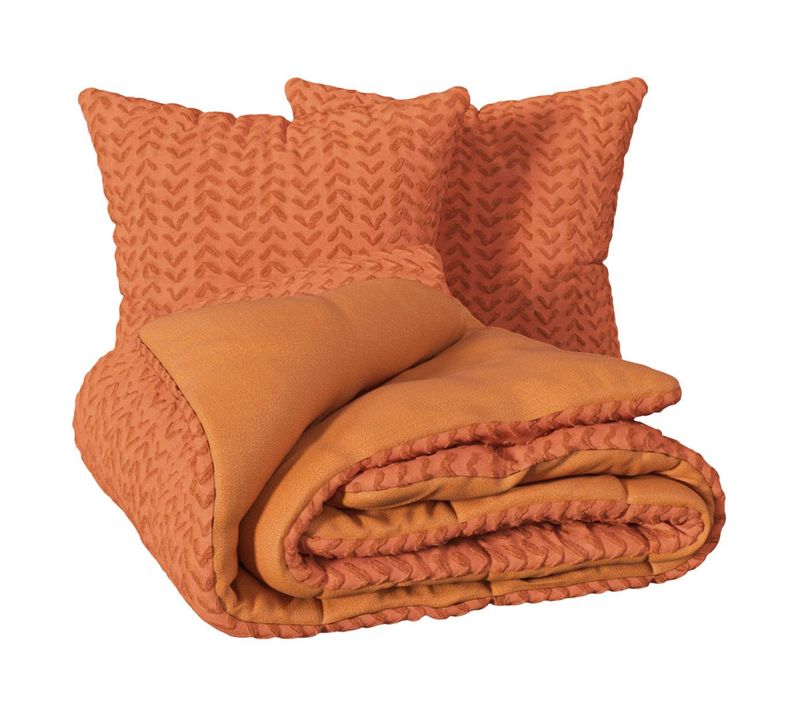 Parure De Lit Toni 220x240cm Rose