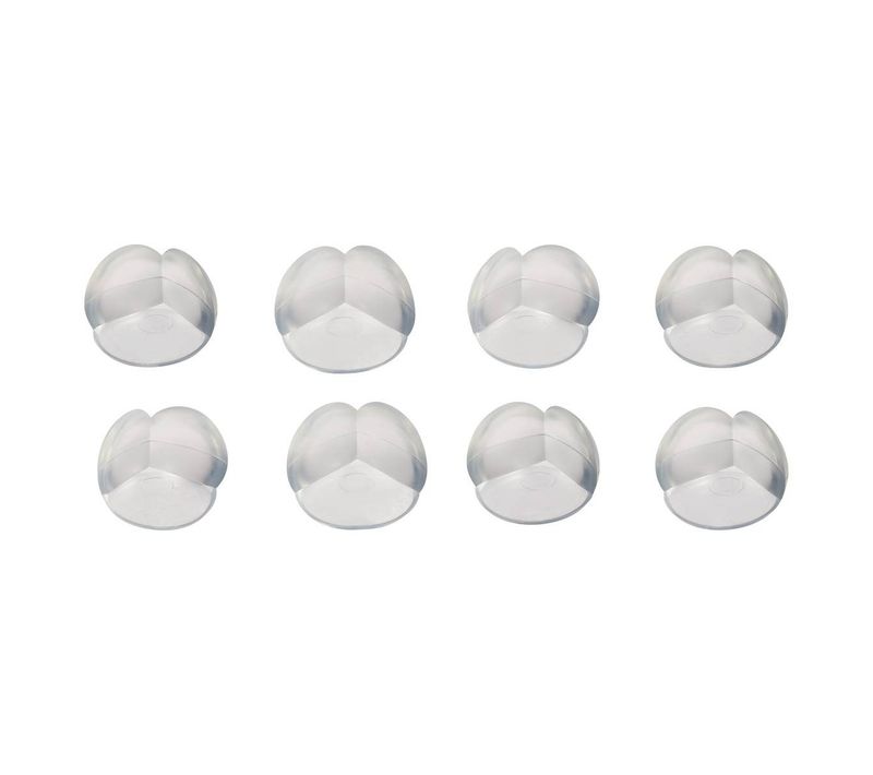 Lot De 8 Protège-angles Silicone Transparent