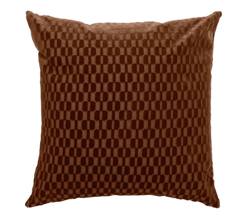 Coussin Selia Carré 40x40cm Marron