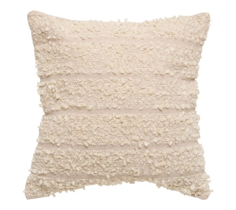Coussin Beryl Carré 45x45cm Beige