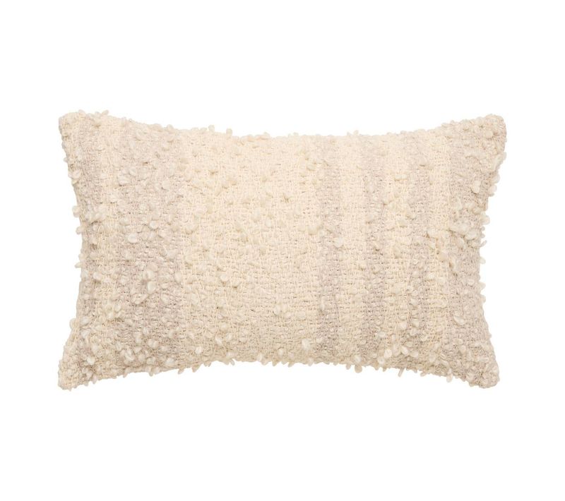 Coussin Beryl Rectangulaire 30x50cm Beige
