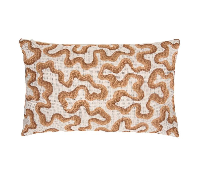 Coussin Betima Rectangulaire 50x80cm Marron