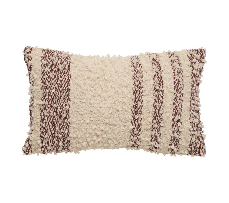 Coussin Beryl Rectangulaire 30x50cm Marron