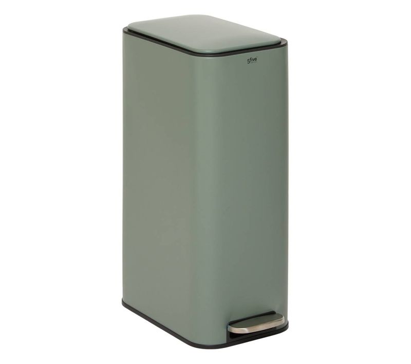 Poubelle Slim Rectangulaire À Pédale Delta 30l Vert
