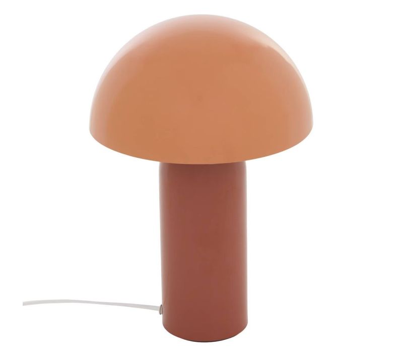 Lampe Bicolore 37 Cm Lito Métal Terracotta Atmosphera