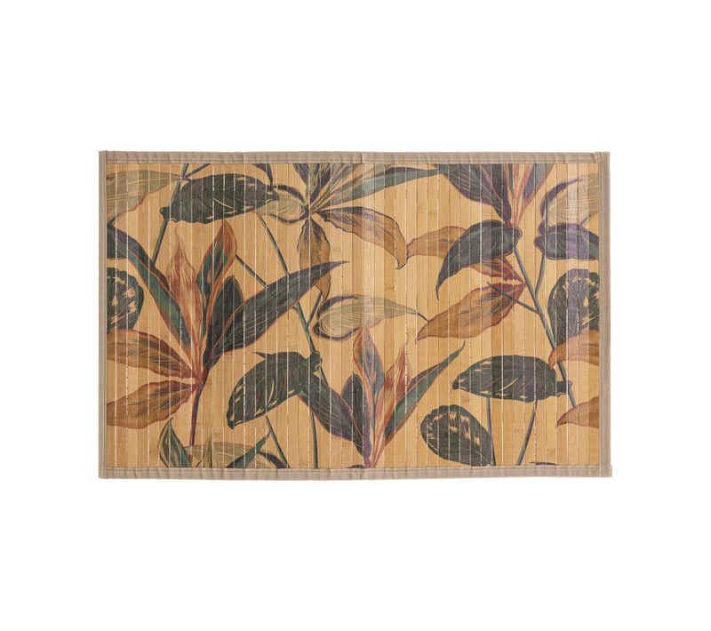 Tapis De Salle De Bain Lattes En Bambou 50 X 80 Cm Déco Palawan