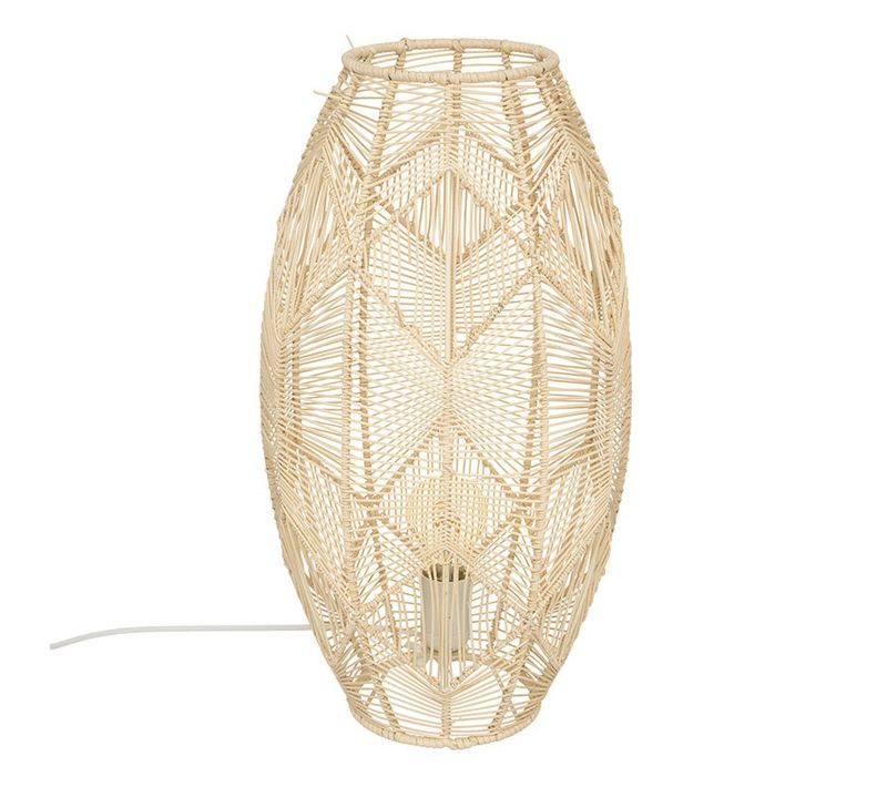 Lampe En Rotin Kita Naturel H49 Atmosphera