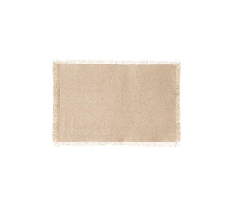 Set De Table Déco "maha" 30x45cm Beige