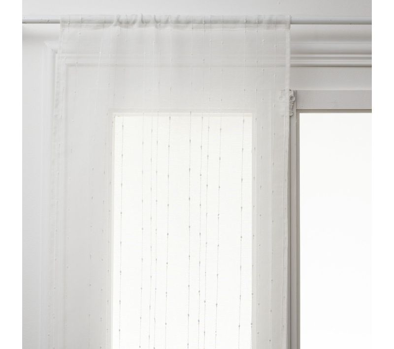 2 Voilages Anissa - 60 X 160 Cm - Blanc
