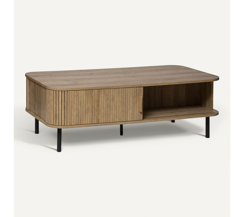 Table Basse 2 Portes Coulissantes Colva Atmosphera