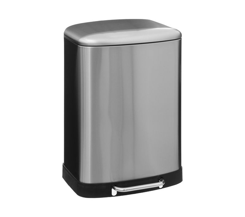 Poubelle En Métal Inox 50 Litres Ouverture à Pédale