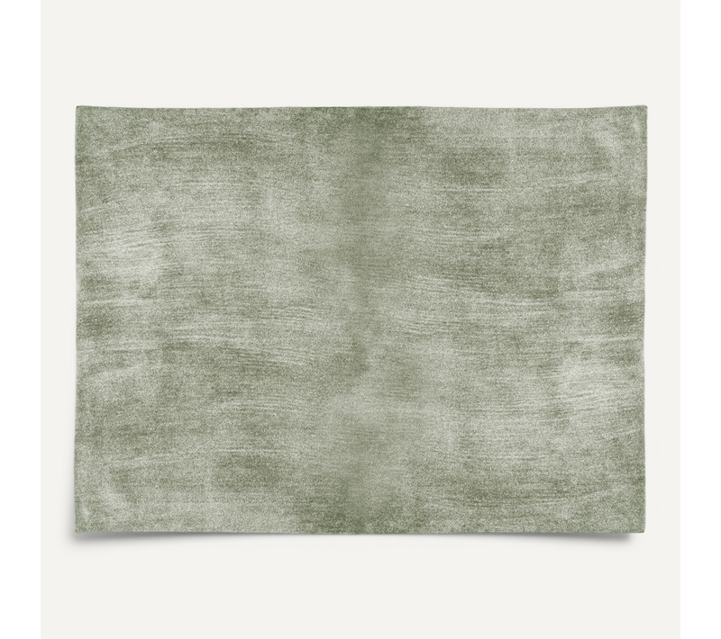Tapis Décoratif Reflet Vert Kaki 160 X 230 Cm