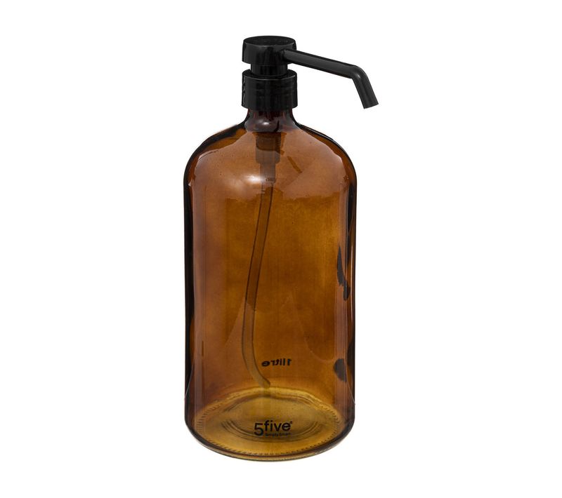 Distributeur De Savon Ou Lotion En Verre Teinté 1 L