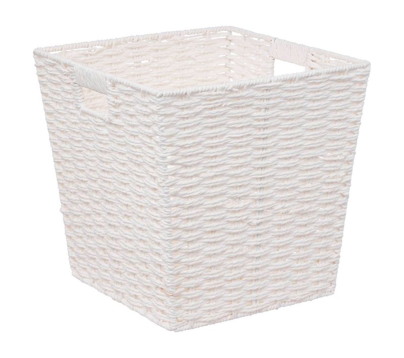 Panier Vannerie 31x31cm "mix N' Modul" Blanc