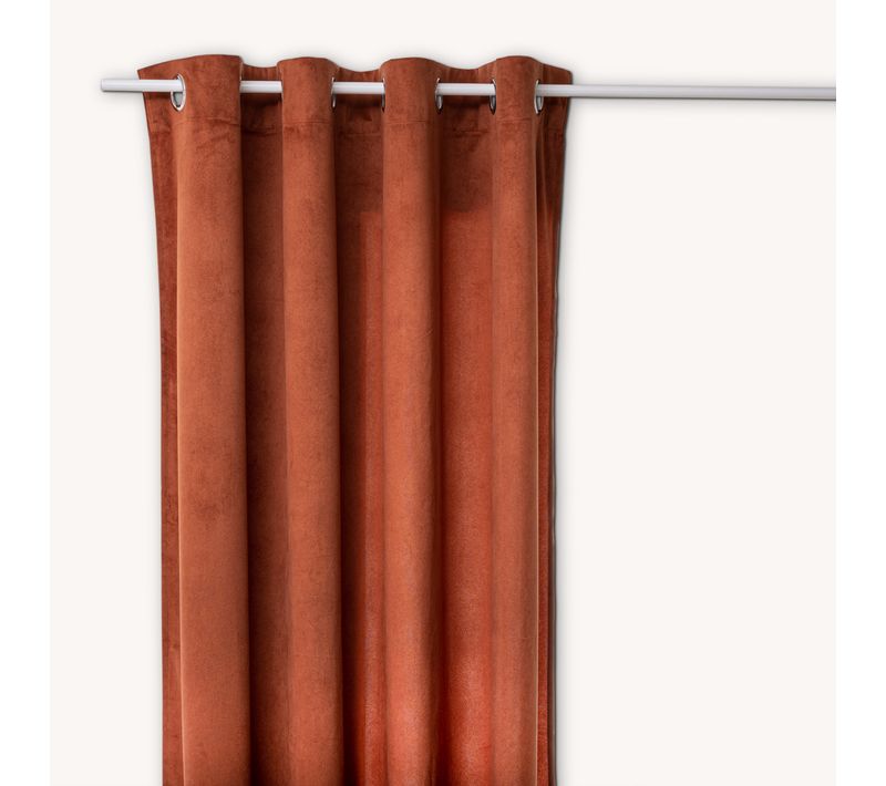 Rideau 140x260 cm LILOU Terracotta