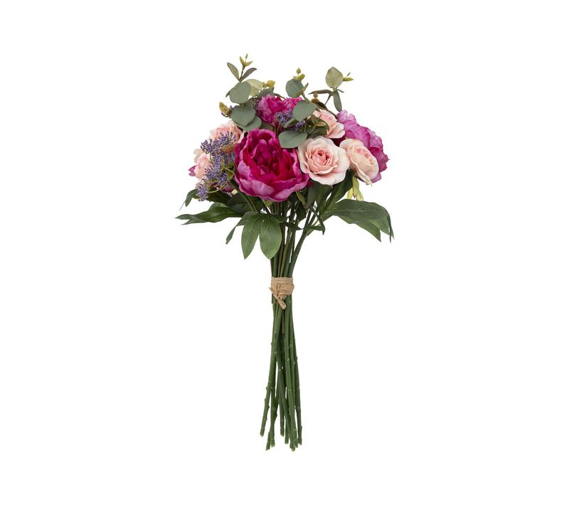 Bouquet Composé Fleurs Artificielles D. 30 X H. 53 Cm