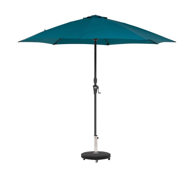 Parasol Droit Rond "sisko" Bleu Canard 2,7m