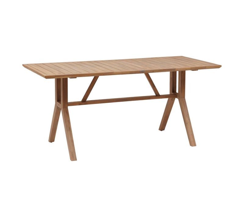 Table Haute De Jardin Rectangulaire "papouasie" 8 Places En Acacia