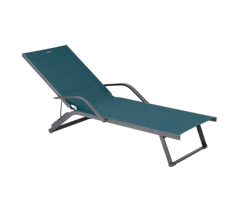 Transat "bayamo" Bleu Canard et Graphite En Aluminium Traité Époxy