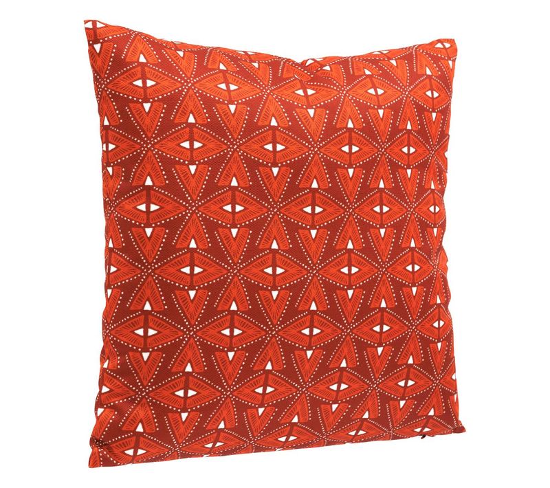Coussin Déco D'extérieur "adiya" Ambre 40x40cm En Polyester