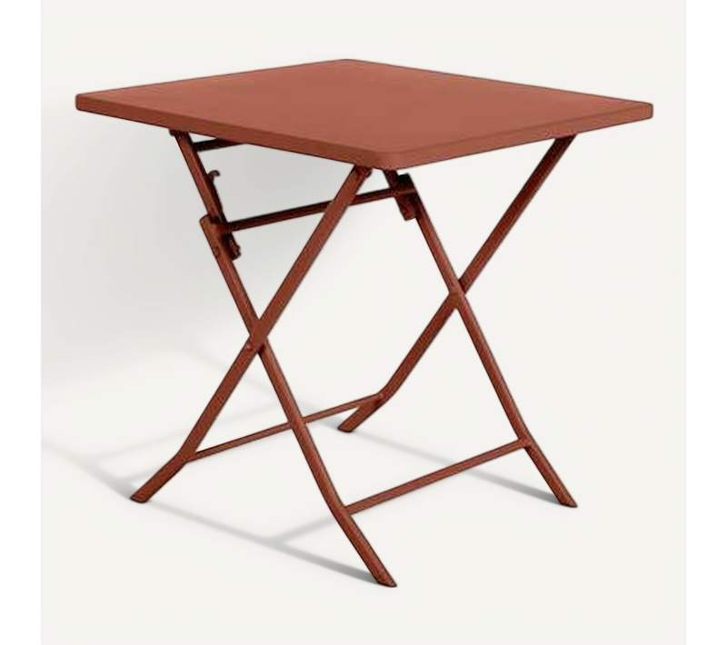 Table Carrée Pliante Greensboro 2p Ambre Hespéride