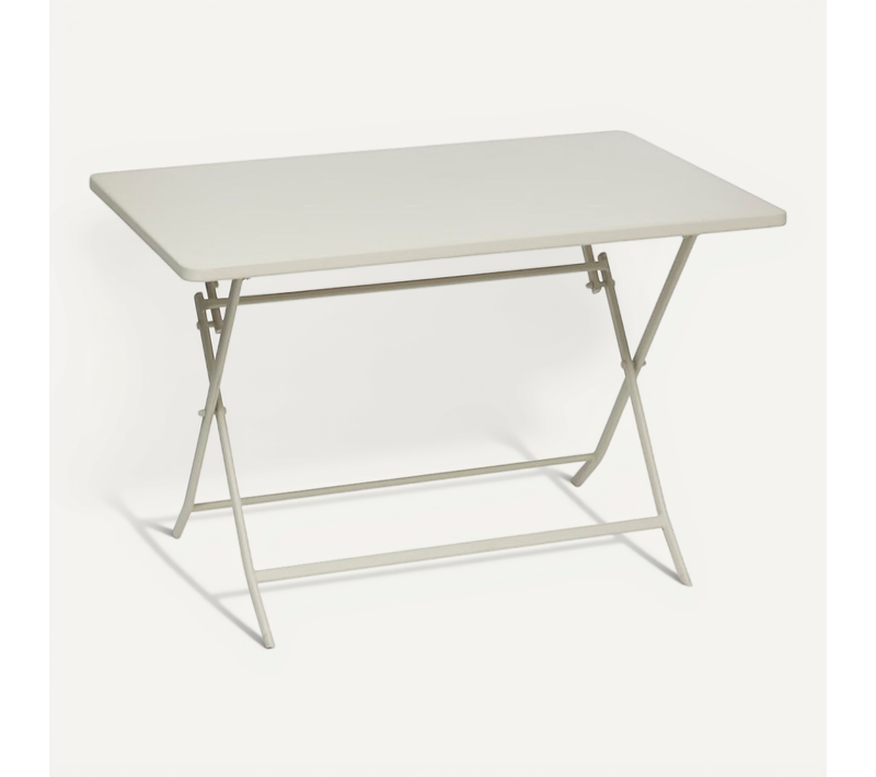 Table de Jardin Pliante Rectangulaire "Greensboro" Argile 4 Places